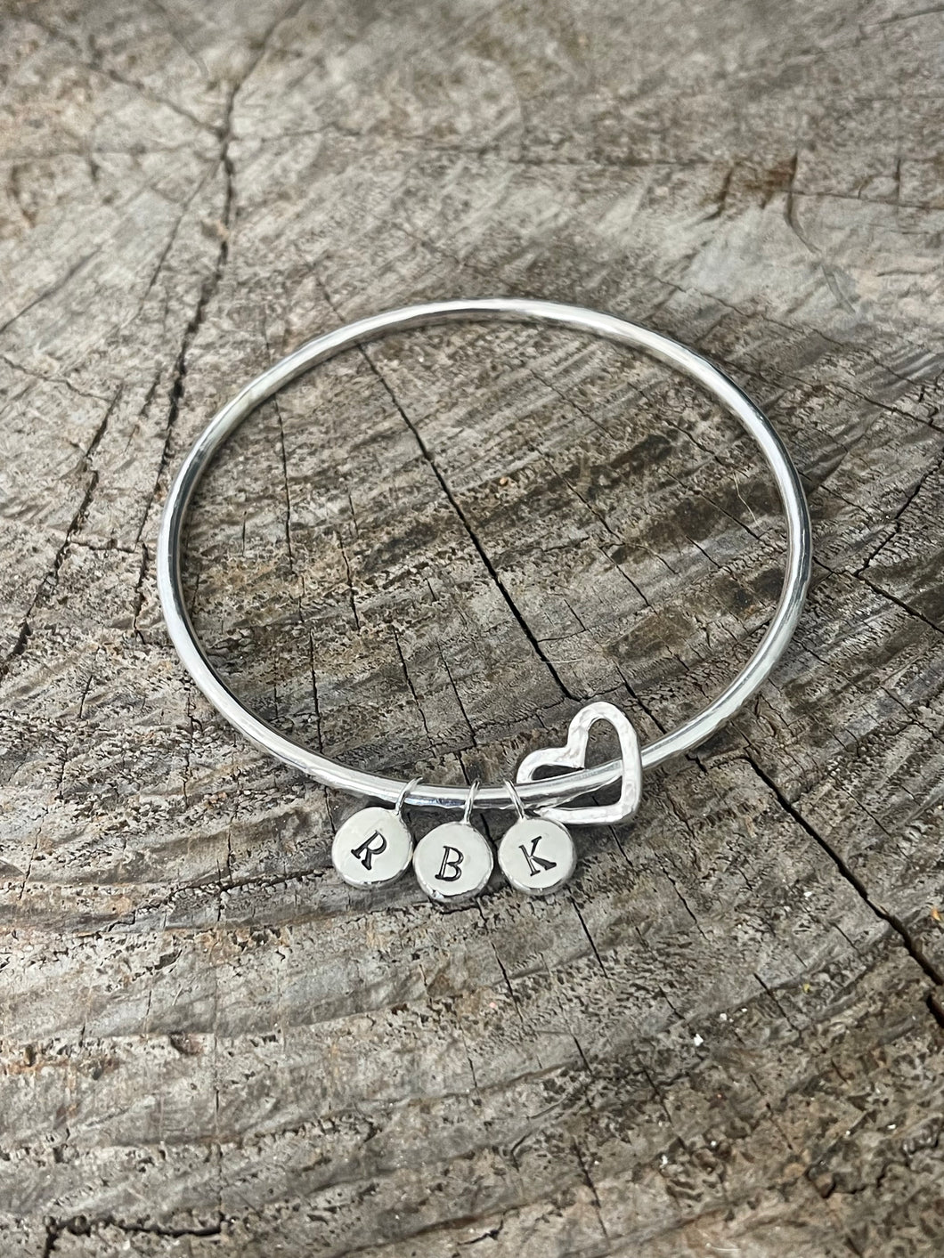 Personalised Initial Bangle